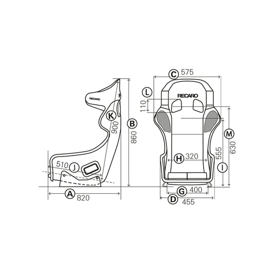 Recaro Pro Racer SPG SimRacing Sitz FIA Schalensitz