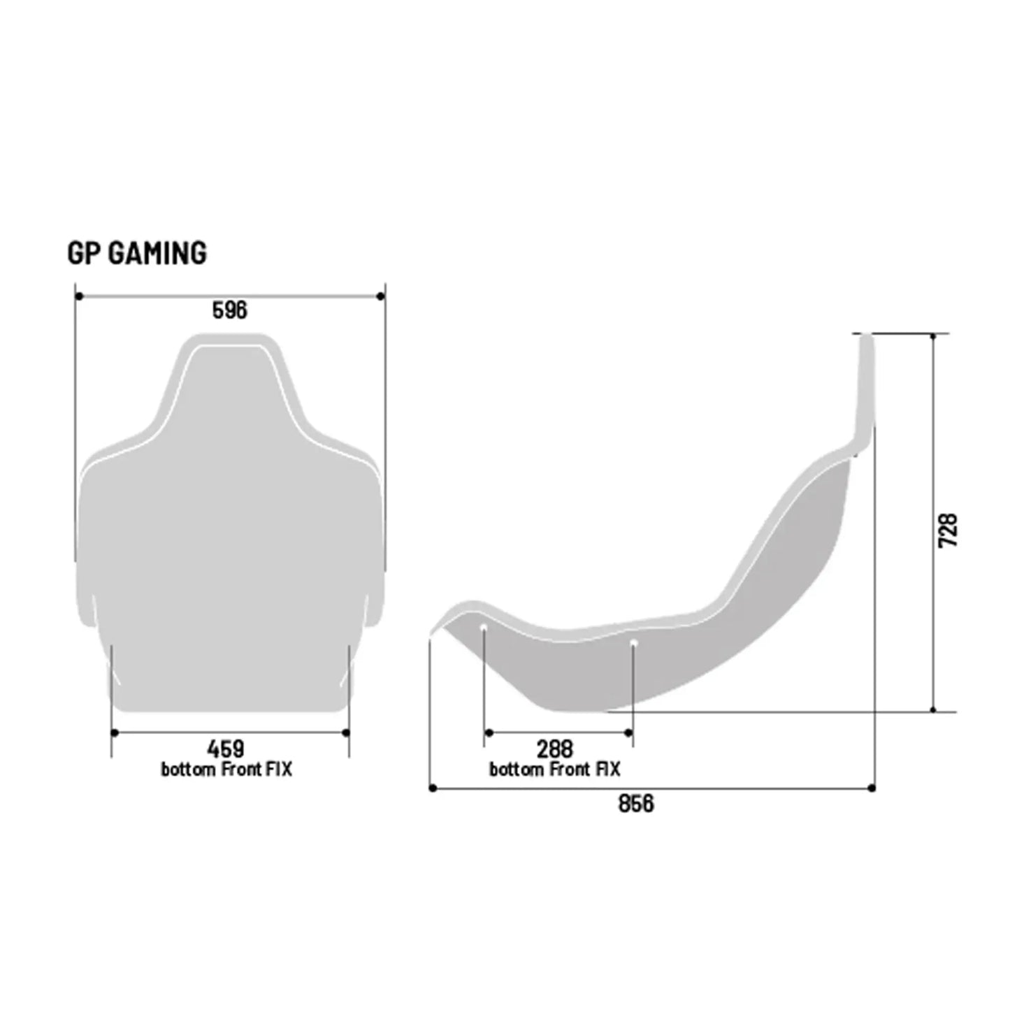 Sparco GP Formel SimRacing Sitz
