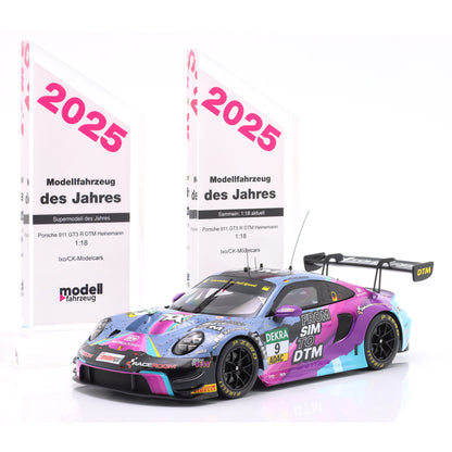 Modellauto Porsche 911 GT3 R (992) From Sim to DTM #9 DTM 2023 Toksport WRT Ixo Maßstab 1:18 Modellauto des Jahres 2025