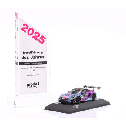 Modellauto 1:43 Porsche 911 GT3 R (992) From Sim to DTM #9 DTM 2023 Toksport WRT Ixo Maßstab 1:43 Modellauto des Jahres 2025