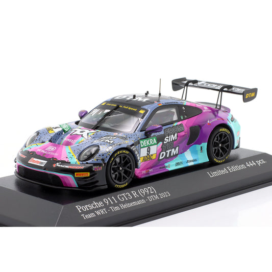 Modellauto Porsche 911 GT3 R (992) From Sim to DTM #9 DTM 2023 Toksport WRT 1:43 Minichamps