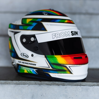 Visier Sticker From Sim to DTM für Arai GP7 Helme (GP-7 FRP und SRC)