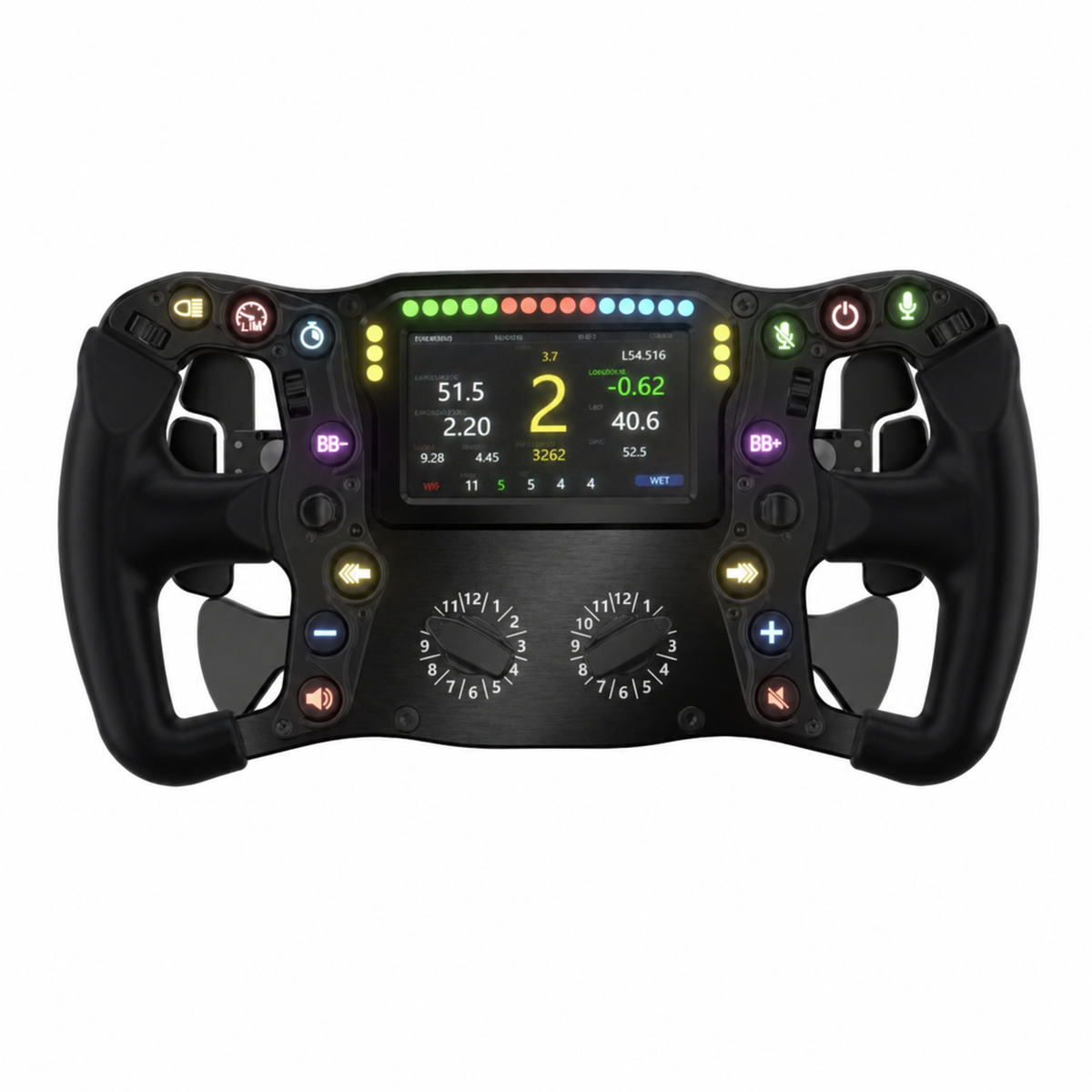 Ascher Racing Artura ULTIMATE All Black ohne Logos SimRacing Lenkrad