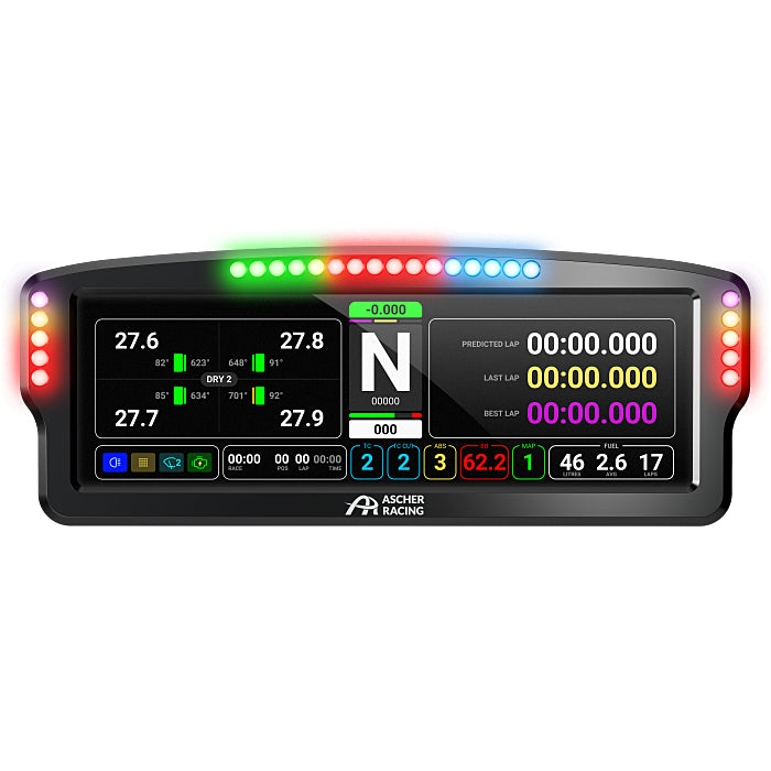 SimRacing Dashboard 8 Zoll Ascher Racing