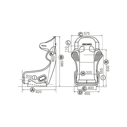 Recaro Pro Racer SPG SimRacing Sitz FIA Schalensitz